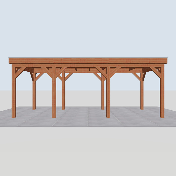 Douglas Overkapping Arezzo Classic - 675x335cm - vooraanzicht
