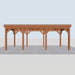 Douglas Overkapping Arezzo Classic - 675x335cm - vooraanzicht
