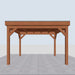 Douglas Overkapping Carpi Classic - 380x395cm - vooraanzicht