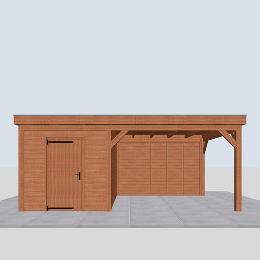 Douglas Overkapping Castel - 615x395cm - vooraanzicht