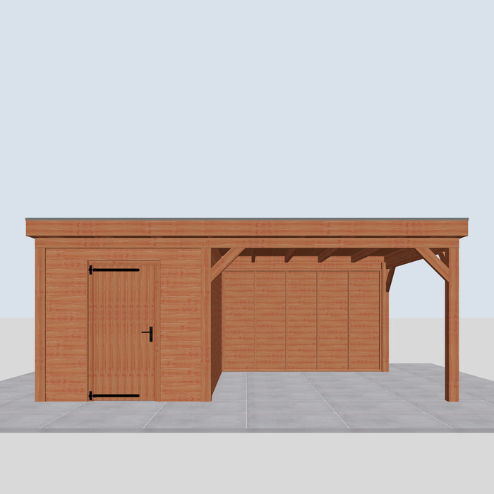 Douglas Overkapping Castel - 615x395cm - vooraanzicht