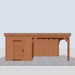 Douglas Overkapping Castel - 615x395cm - vooraanzicht