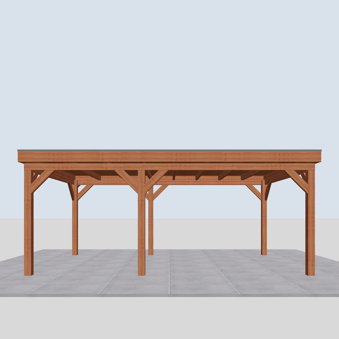 Douglas Overkapping Castel Classic - 615x395cm - vooraanzicht