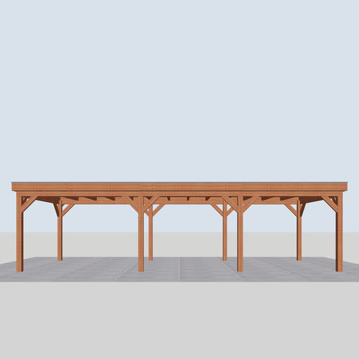 Douglas Overkapping Cima Classic - 960x395cm - vooraanzicht