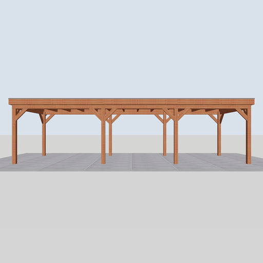 Douglas Overkapping Cima Classic - 960x395cm - vooraanzicht