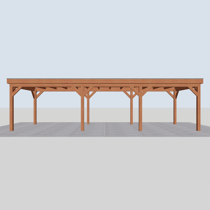 Douglas Overkapping Cima Classic - 960x395cm - vooraanzicht