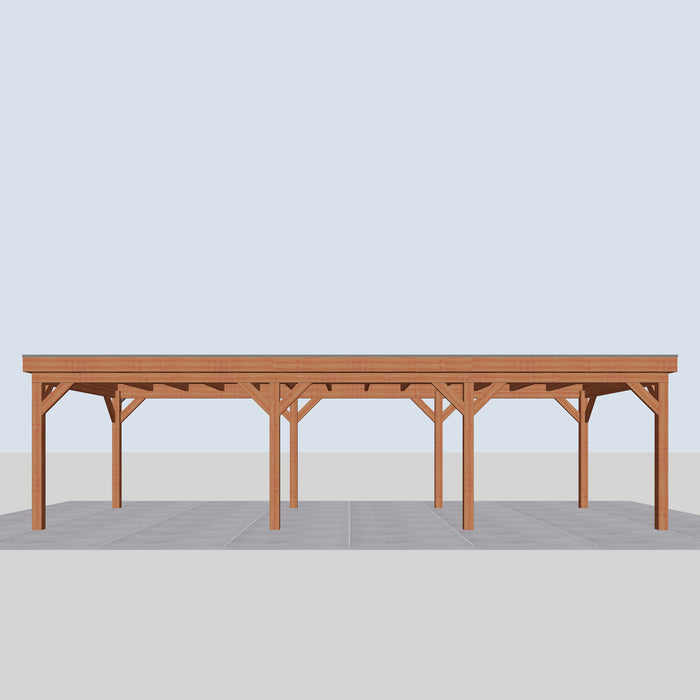 Douglas Overkapping Cima Classic - 960x395cm - vooraanzicht