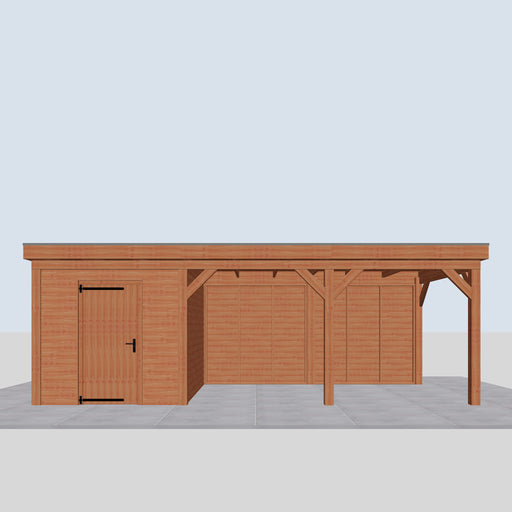 Douglas Overkapping Como - 740x335cm - vooraanzicht
