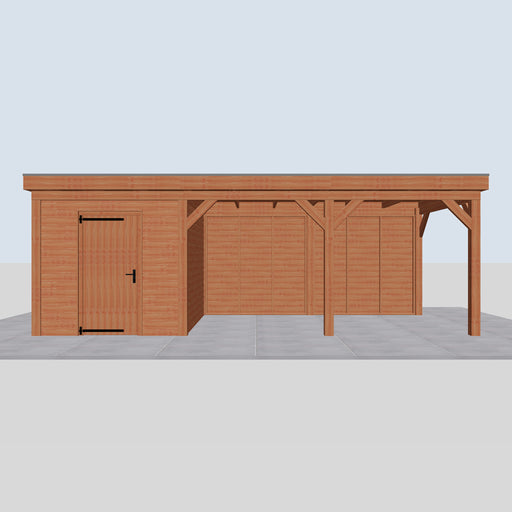 Douglas Overkapping Como - 740x335cm - vooraanzicht