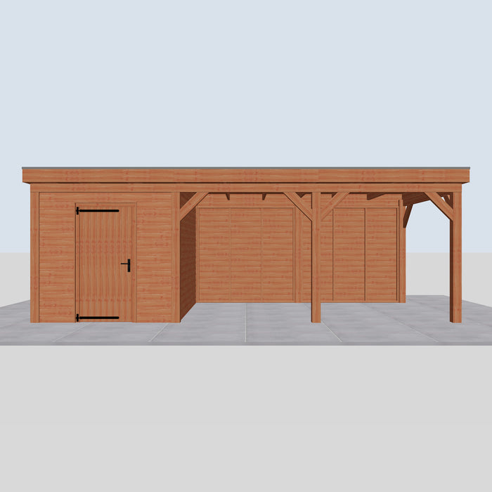 Douglas Overkapping Como - 740x335cm - vooraanzicht