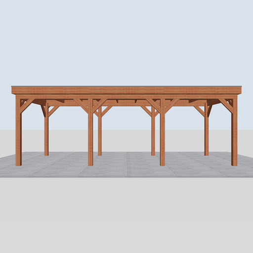 Douglas Overkapping Como Classic - 740x335cm - vooraanzicht