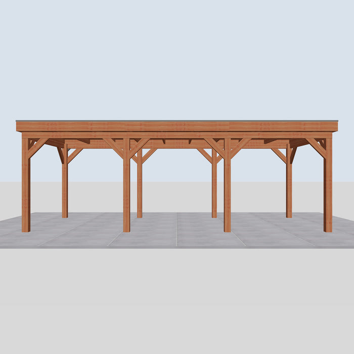 Douglas Overkapping Como Classic - 740x335cm - vooraanzicht