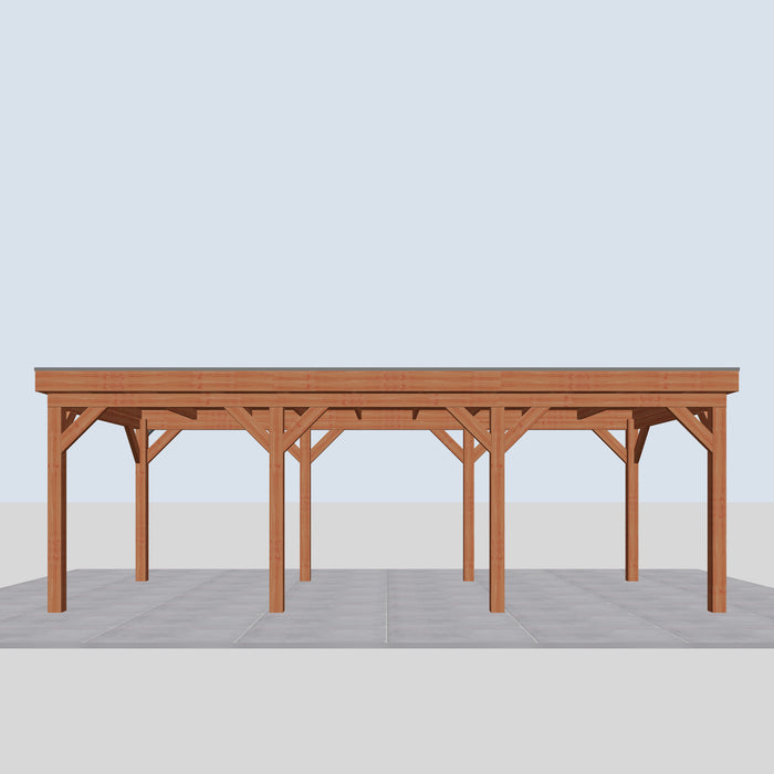 Douglas Overkapping Como Classic - 740x335cm - vooraanzicht