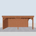 Douglas Overkapping Felice - 605x395cm - vooraanzicht