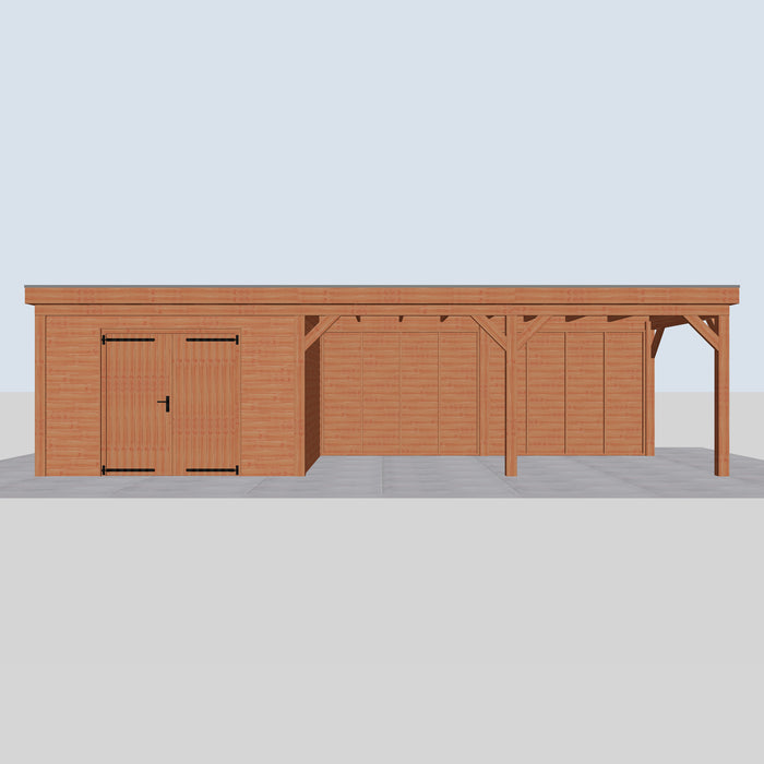 Douglas Overkapping Fermo - 960x335cm - vooraanzicht