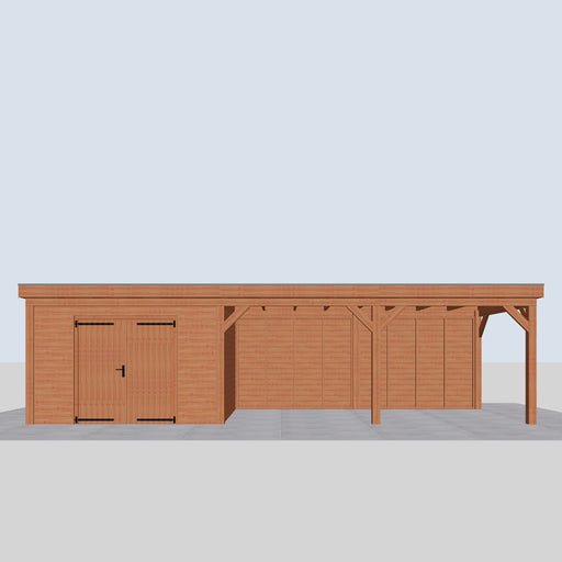 Douglas Overkapping Fermo - 960x335cm - vooraanzicht