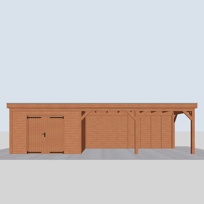 Douglas Overkapping Fermo - 960x335cm - vooraanzicht