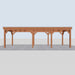 Douglas Overkapping Flori Classic - 855x335cm - vooraanzicht