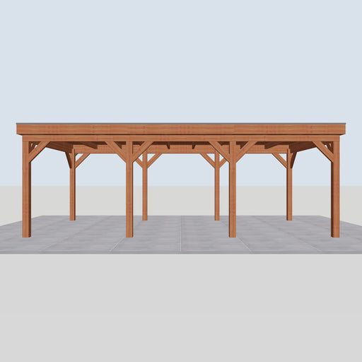Douglas Overkapping Gros Classic - 740x395cm - vooraanzicht