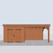 Douglas Overkapping Isola - 670x335cm - vooraanzicht