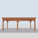 Douglas Overkapping Isola Classic - 670x335cm - vooraanzicht