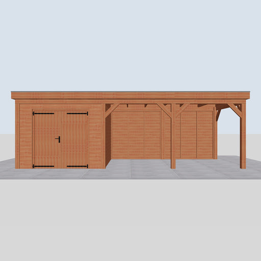 Douglas Overkapping Monza - 790x335cm - vooraanzicht