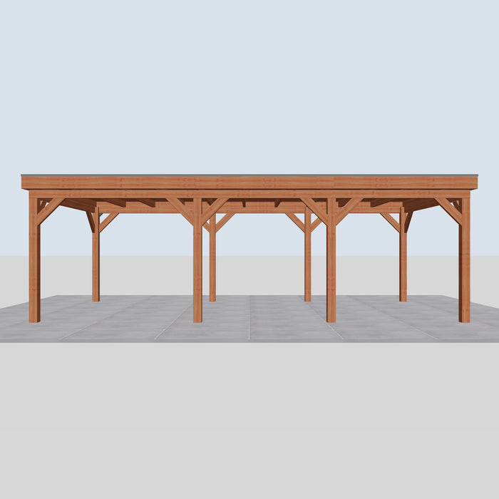 Douglas Overkapping Novi Classic - 790x395cm - vooraanzicht