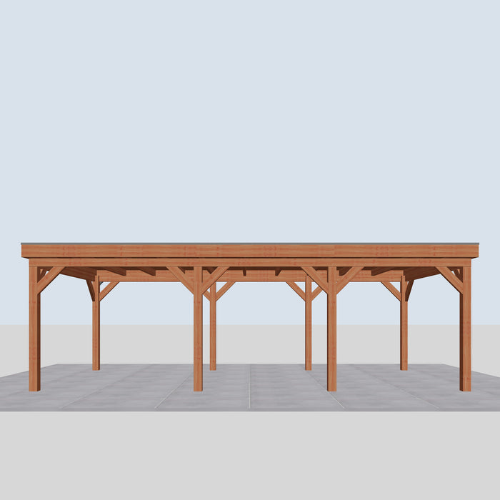 Douglas Overkapping Novi Classic - 790x395cm - vooraanzicht