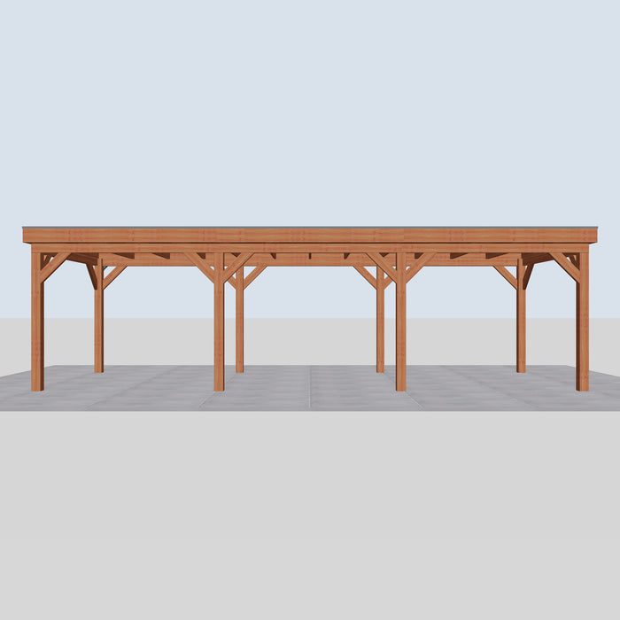 Douglas Overkapping Pasero Classic - 895x335cm - vooraanzicht