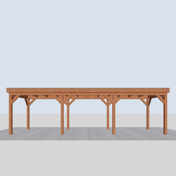 Douglas Overkapping Pasero Classic - 895x335cm - vooraanzicht