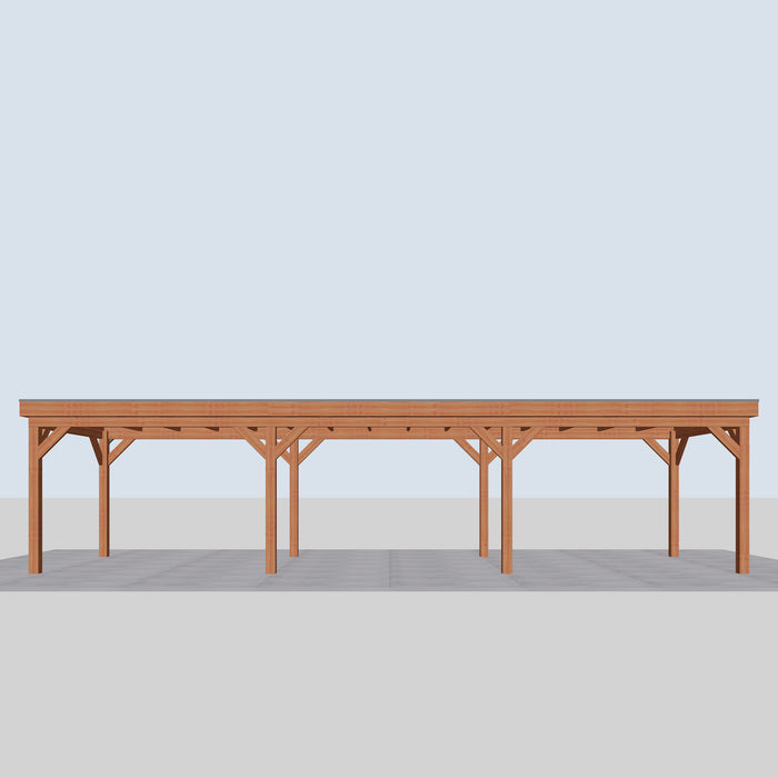 Douglas Overkapping Pisa Classic - 1090x335cm - vooraanzicht