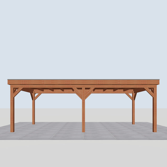 Douglas Overkapping Riva Classic - 735x395cm - vooraanzicht