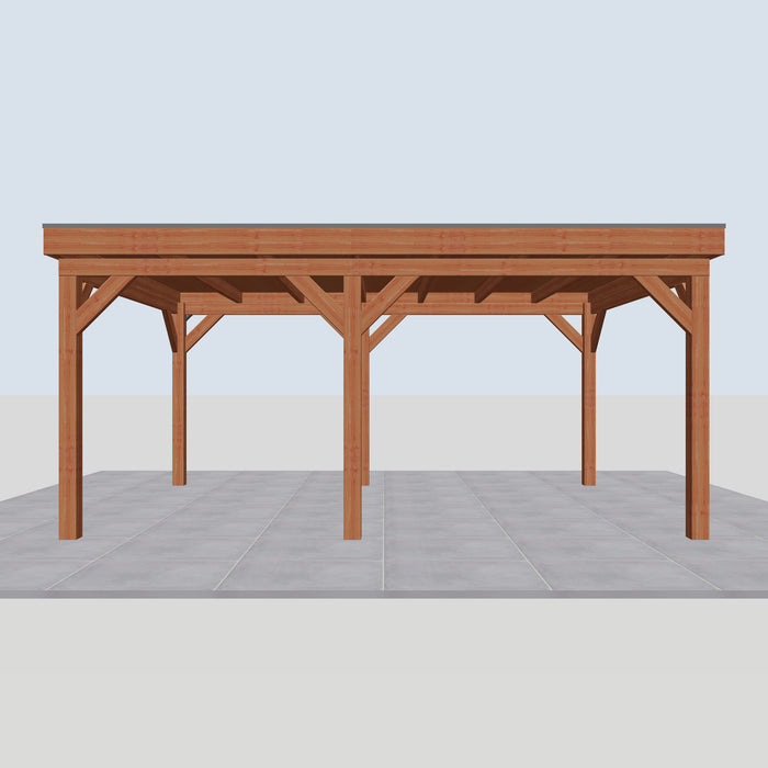 Douglas Overkapping Sann Classic - 550x395cm - vooraanzicht