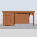 Douglas Overkapping Sorrento - 555x335cm - vooraanzicht