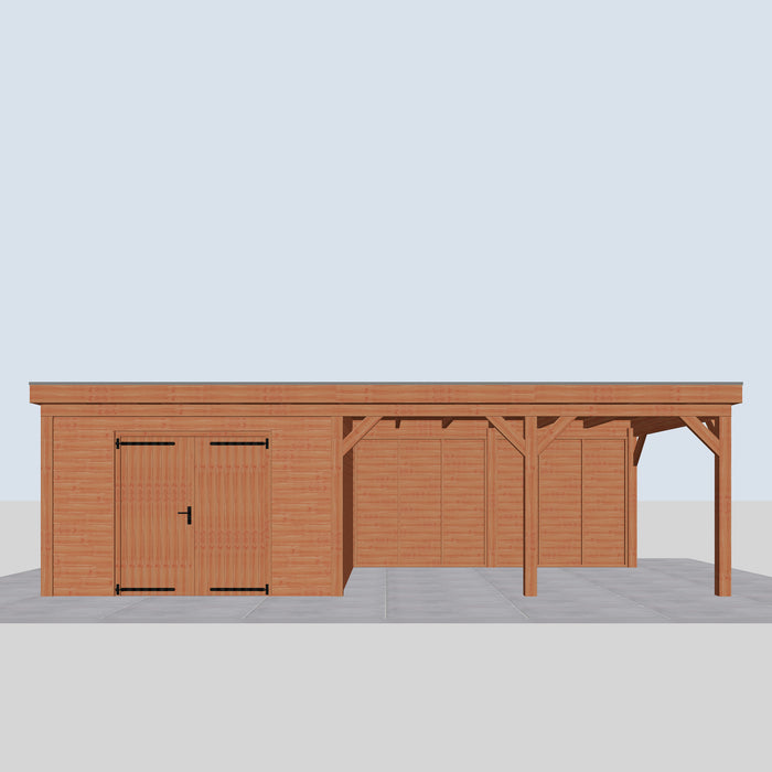 Douglas Overkapping Vico - 855x395cm - vooraanzicht