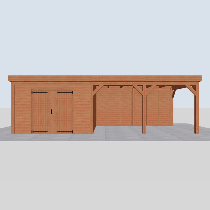 Douglas Overkapping Vico - 855x395cm - vooraanzicht