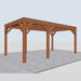 Douglas Overkapping Modern Classic - 555x310cm - linkerzijaanzicht