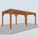 Douglas Overkapping Modern Classic - 600x310cm - linkerzijaanzicht