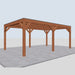 Douglas Overkapping Modern Classic - 600x375cm - linkerzijaanzicht