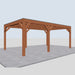Douglas Overkapping Modern Classic - 610x375cm - linkerzijaanzicht