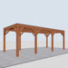 Douglas Overkapping Modern Classic - 670x310cm - linkerzijaanzicht