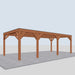 Douglas Overkapping Modern Classic - 775x375cm - linkerzijaanzicht