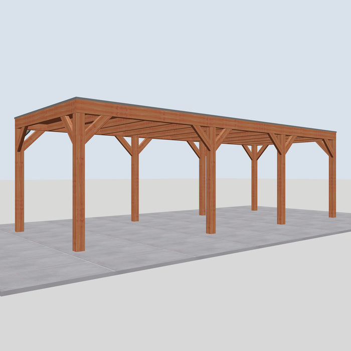 Douglas Overkapping Modern Classic - 785x310cm - linkerzijaanzicht