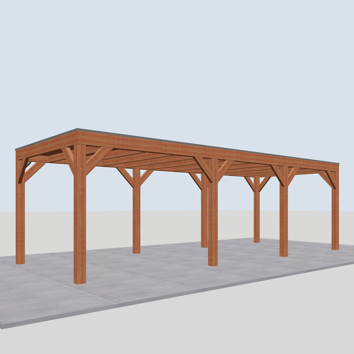 Douglas Overkapping Modern Classic - 785x310cm - linkerzijaanzicht