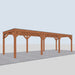 Douglas Overkapping Modern Classic - 890x310cm - linkerzijaanzicht