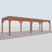 Douglas Overkapping Modern Classic - 955x310cm - linkerzijaanzicht