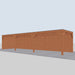 Douglas Overkapping Modern - 1085x310cm - rechterzijaanzicht