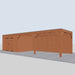 Douglas Overkapping Modern - 955x310cm - rechterzijaanzicht
