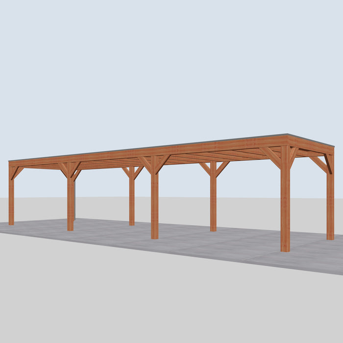 Douglas Overkapping Modern Classic - 1085x310cm - rechterzijaanzicht