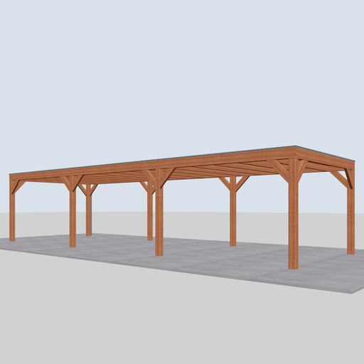 Douglas Overkapping Modern Classic - 1085x375cm - rechterzijaanzicht